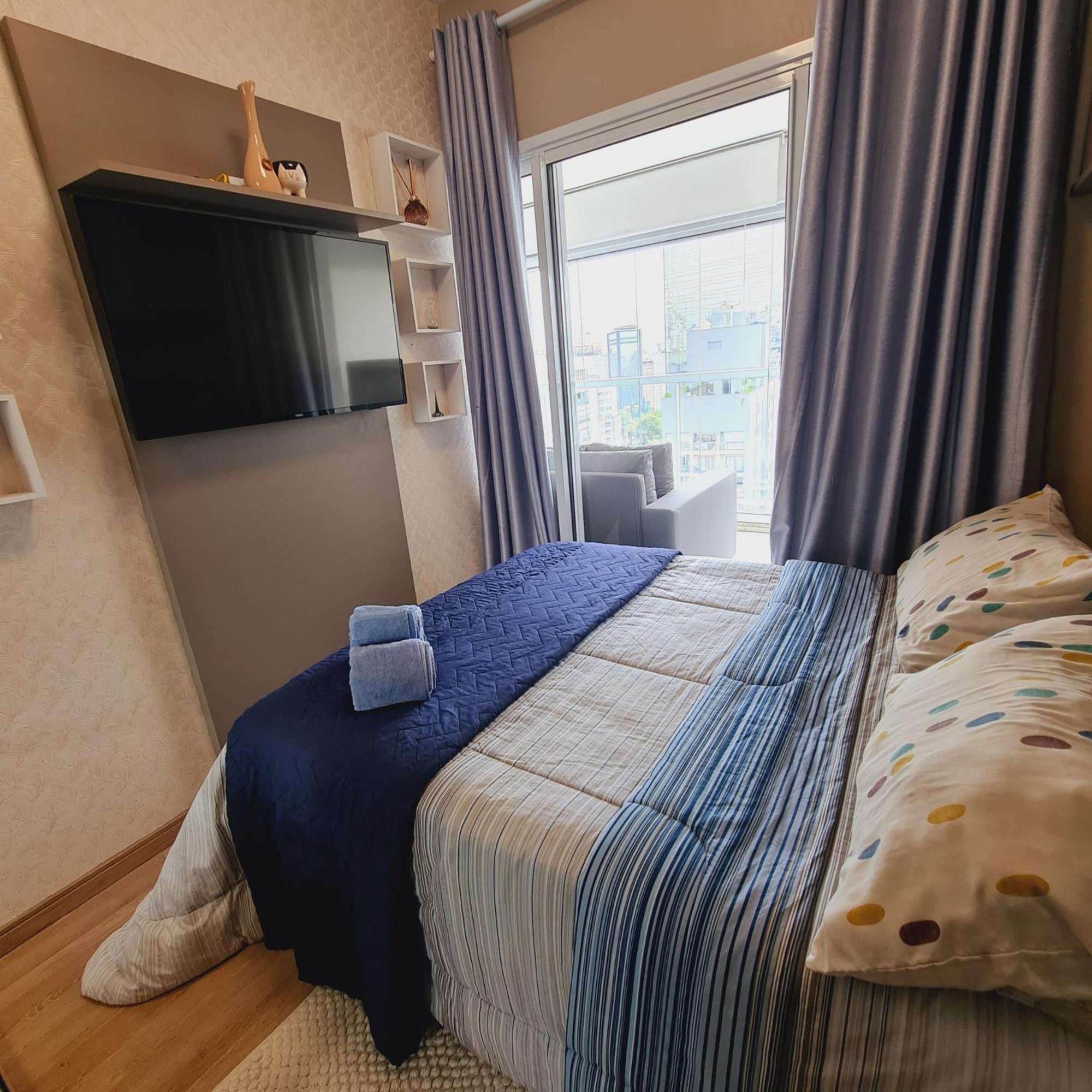 상파울루 Studio Moderno & Rooftop Incrivel Augusta 아파트 외부 사진